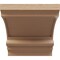Ekena Millwork 12"W x 12"D x 12"H Wide Diane Rough Cedar Woodgrain TimberThane Corbel, Primed Tan CORUR12X12X12DIARCPR - alternate 6